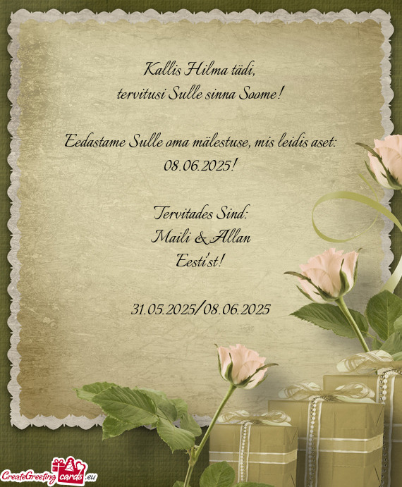 Kallis Hilma tädi