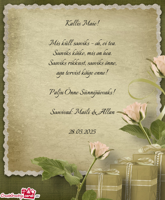 Kallis Maie