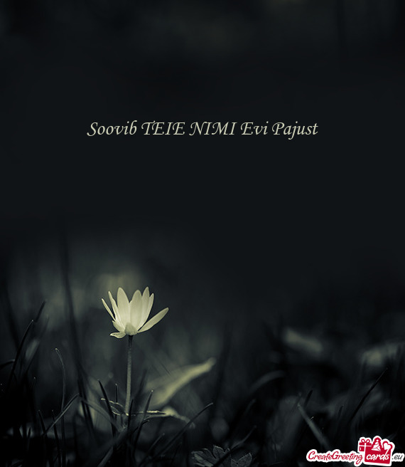 Soovib TEIE NIMI Evi Pajust